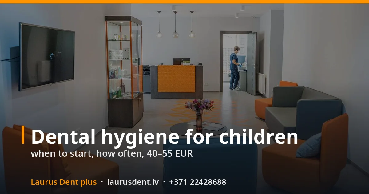 Dental hygiene for children: when to start, how often, what it costs