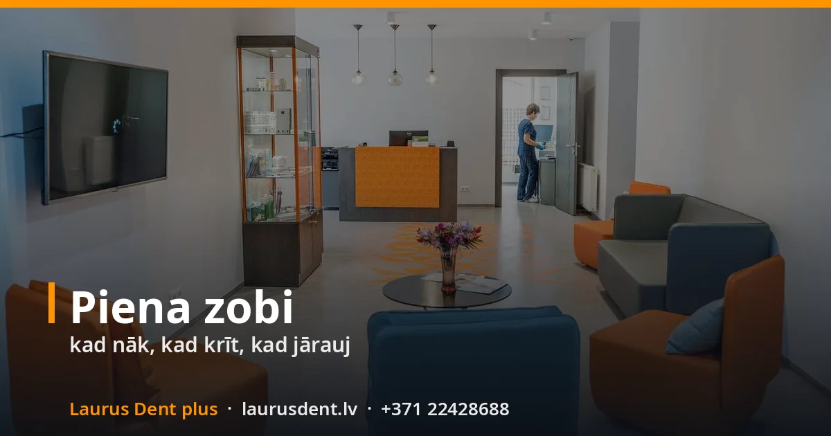Piena zobi: kad nāk, kad krīt un kad tos vajag raut